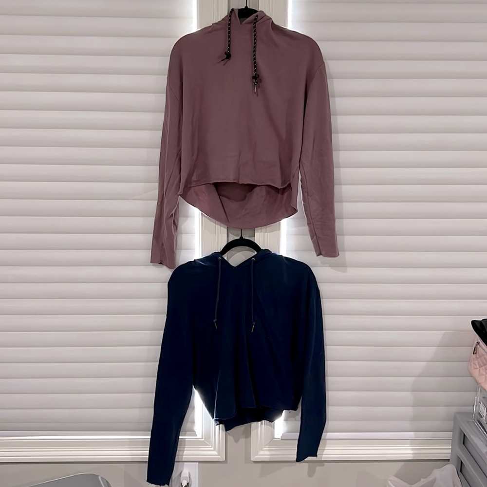 Victoria Secret Pink Cropped Hoodies